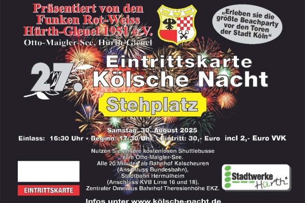 Kölsche Nacht 2025 (Stehplatz)